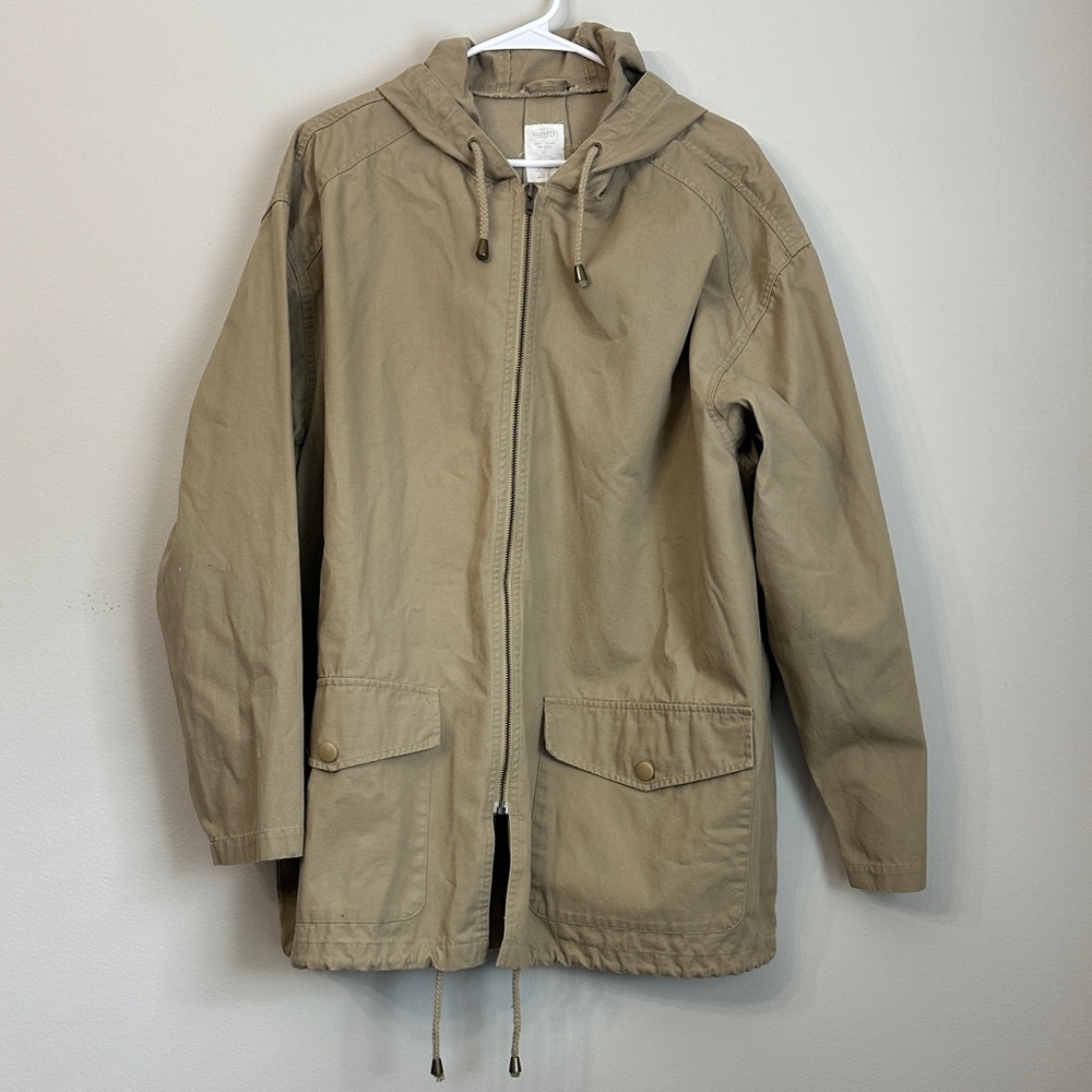 Old Navy Men's Khaki Hooded Jacket